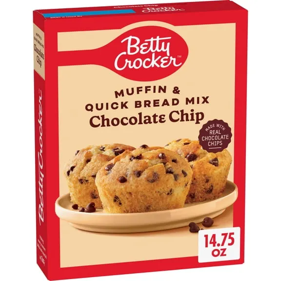 Betty Crocker Chocolate Chip Muffin and Quick Bread Mix, 14.75 oz