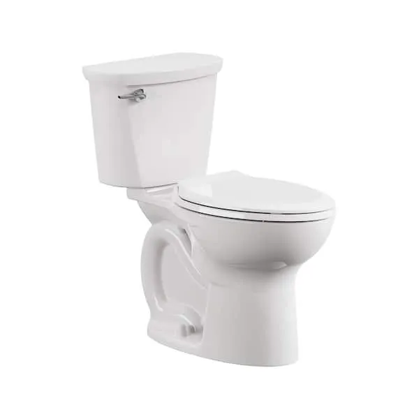 American Standard Cadet 12 in.​ Antimicrobial 2-​Piece 1.​28 GPF Single Flush Chair Height Elongated Toilet with Slow Close Seat in White