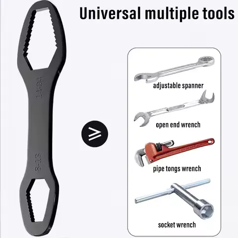 8-24mm Universal Torx Wrench Self-tightening Adjustable Glasses Wrenches Board Double-head Torx Spanner Hand Tools for Factory