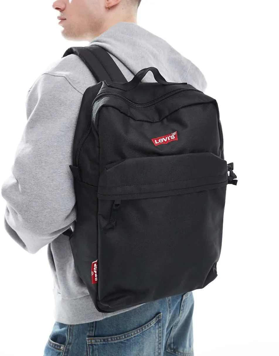 Levi's L pack batwing logo standard backpack in black