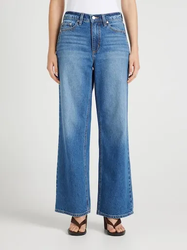 Just Jeans Originals Stevie Adjustable Waist Wide Leg Jeans