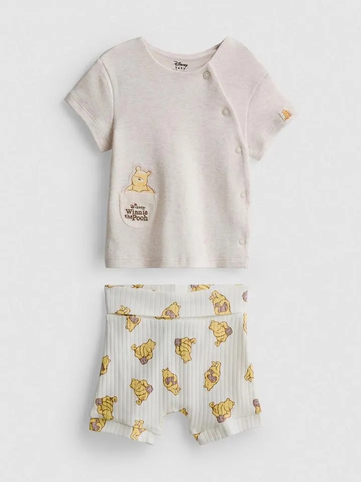 0–18 mois | Cache-cœur et short Disney Winnie l'ourson nouveau-né