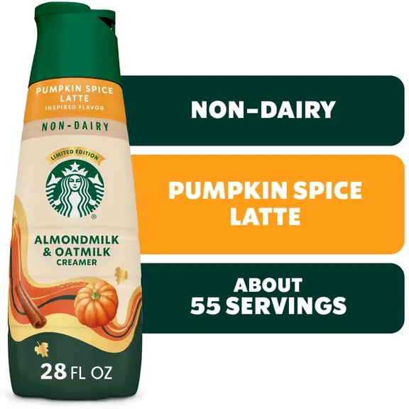 Starbucks Pumpkin Spice Non-Dairy Creamer, 28 fl. oz. Bottle 28 fl oz $4.98 17.8 ¢/fl oz
