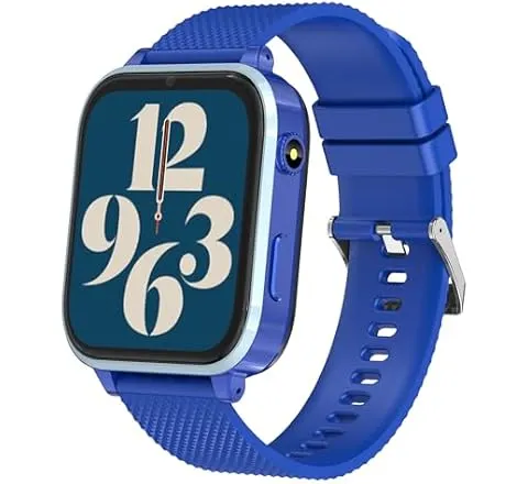 AIWIEP 4G Kids Smart Watch with GPS Tracker, Kids Smart Watch Boys Age 5-12, Kid Cell Phone Watch with Video Call Voice Chat Message Puzzle Camera Flashlight Alarm Clock Pedometer Puzzle Games