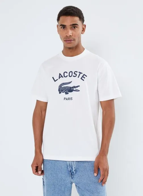 T-shirts T-shirt classic fit imprimé signature heren wit