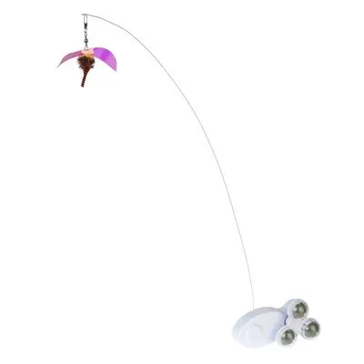 TIAKI Moulin à vent à herbe à chat avec abeille