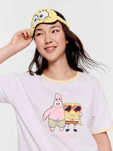 Spongebob & Patrick 100% Cotton Oversized Tee