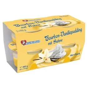 Vanille-Pudding mit Sahne