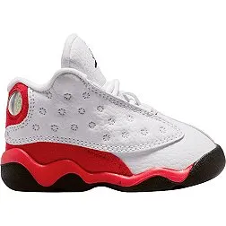 Air Jordan Toddler 13 Retro 'White and University Red' Basketball Shoes