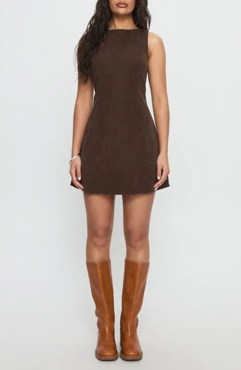 Princess Polly Alfalfa Sleeveless Corduroy Minidress