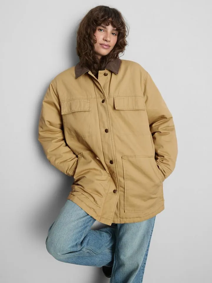 The Primark Scene | Veste de travail longue en coton
