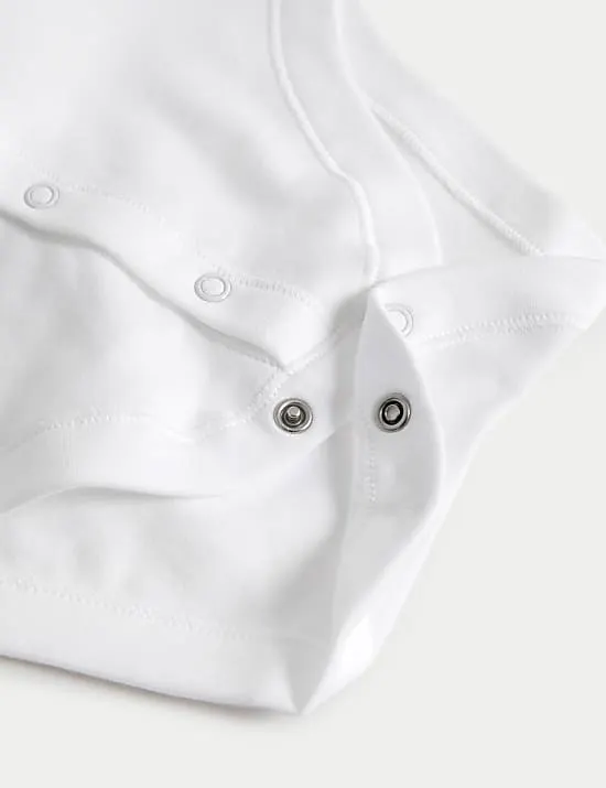 3 Pack Pure Cotton Bodysuits (7lbs-16 Yrs)