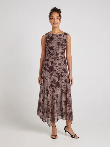 Cathy Mesh Midi Dress