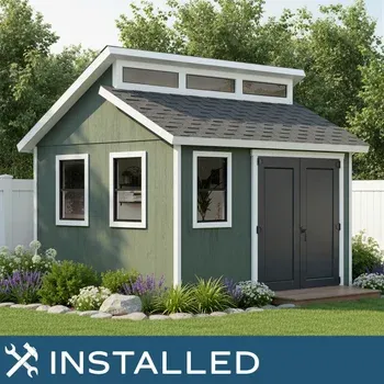 Installed Sheds by Gorilla - Pinnacle 12’ x 10’ Shed