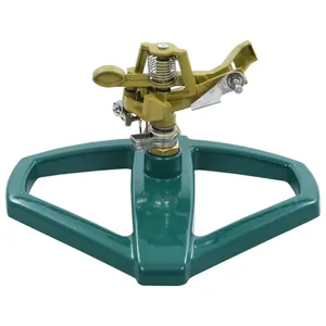 Irrigatore rotante in metallo verde 21x22x13 cm