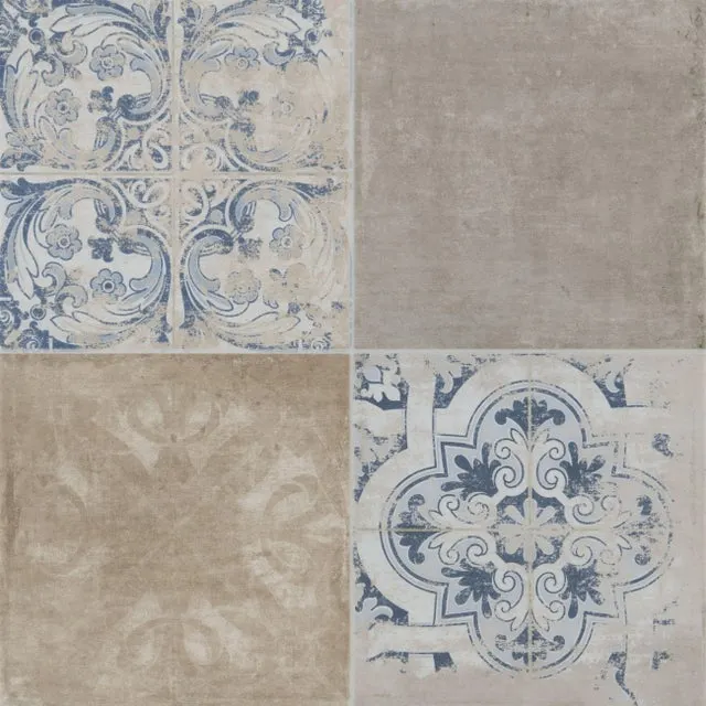 Suelo cerámico Alcazar efecto hidráulico beige 45x45 cm C2 ARTENS