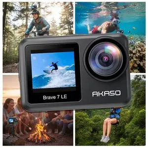 Cámara Deportiva Akaso Brave 7 LE 4K 30FPS Sensor Sony IMX386