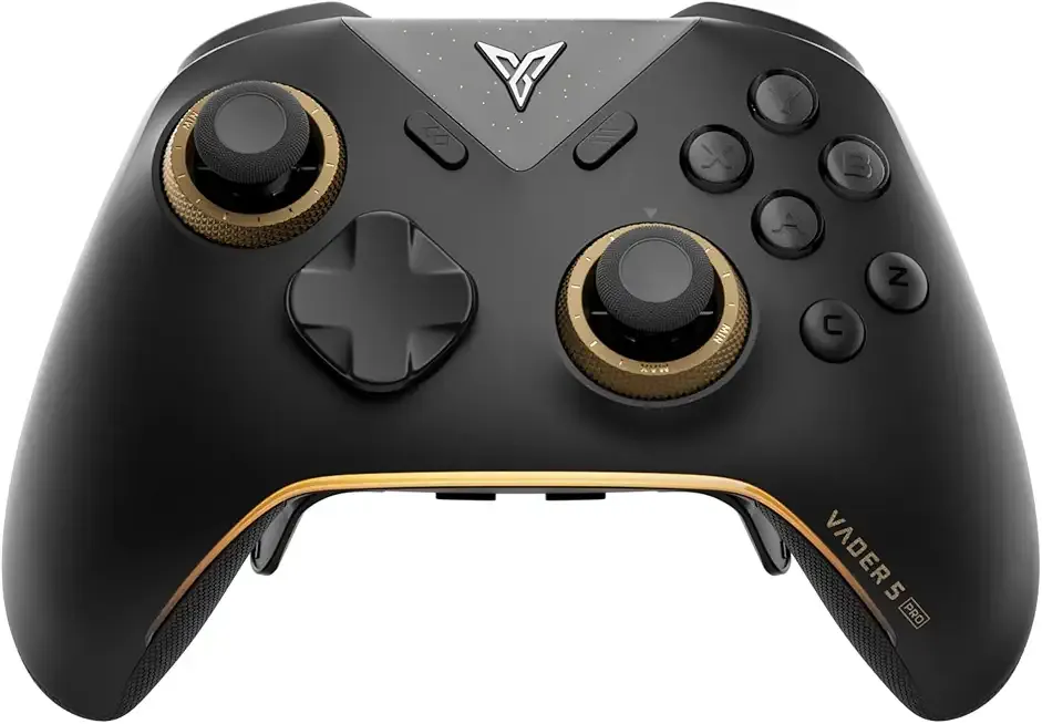 FLYDIGI Vader 5 Pro PC Controller, FORCEFLEX Joysticks, 3ms Ultra-Low Latency, FORCESWITCH Triggers, 8 Extra Buttons, Triggers & Grips Vibration, 1000mAh Battery, PC/NS/Android/TV