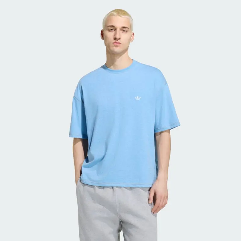 TREFOIL ESSENTIALS MELANGE LOOSE CROPPED T-SKJORTE