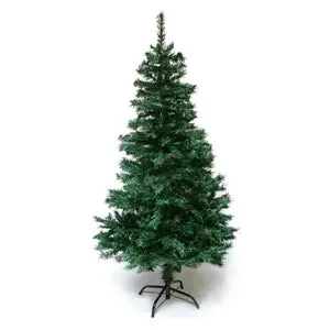 Árbol de Navidad artificial tradicional y de calidad - Árbol para decoración navideña con soporte 150 cm Vert