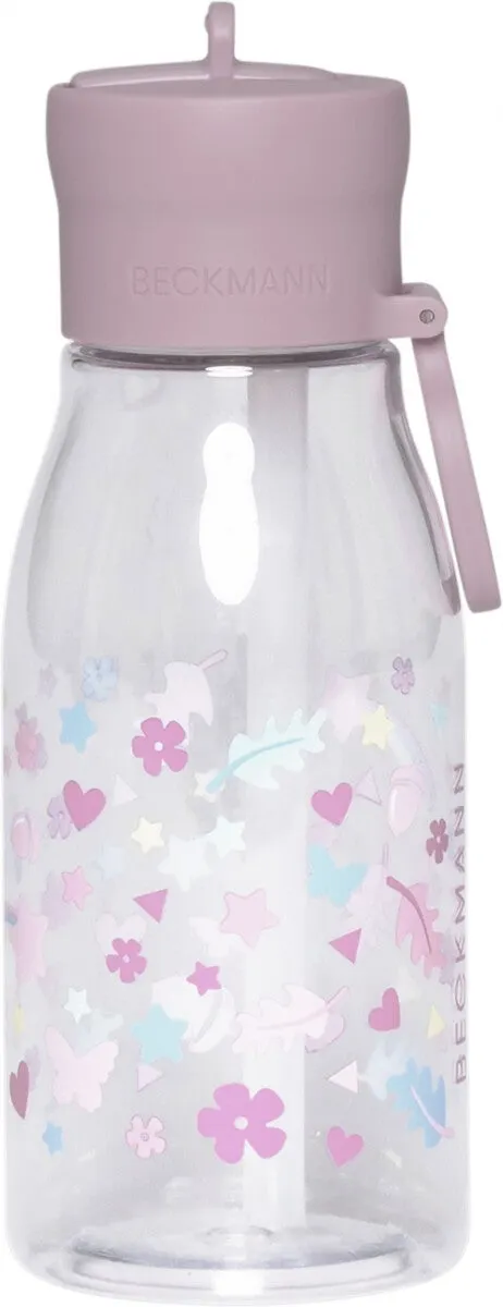 Drikkeflaske barnehage 400 ml Pink