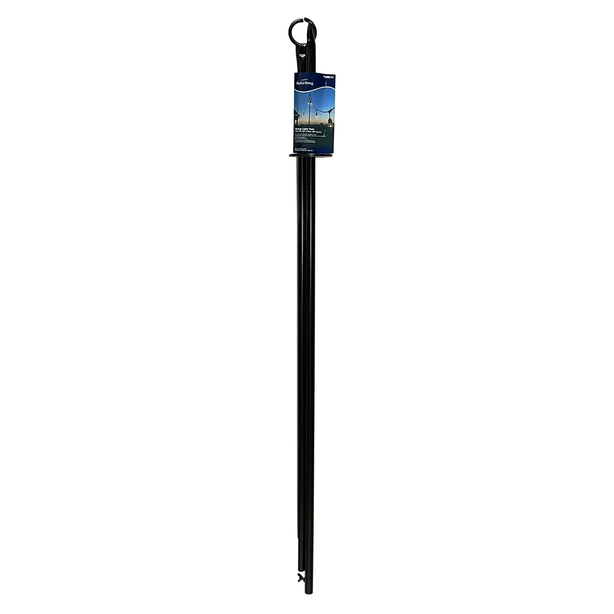 96-in Black Steel Adjustable Landscape Lighting Stake