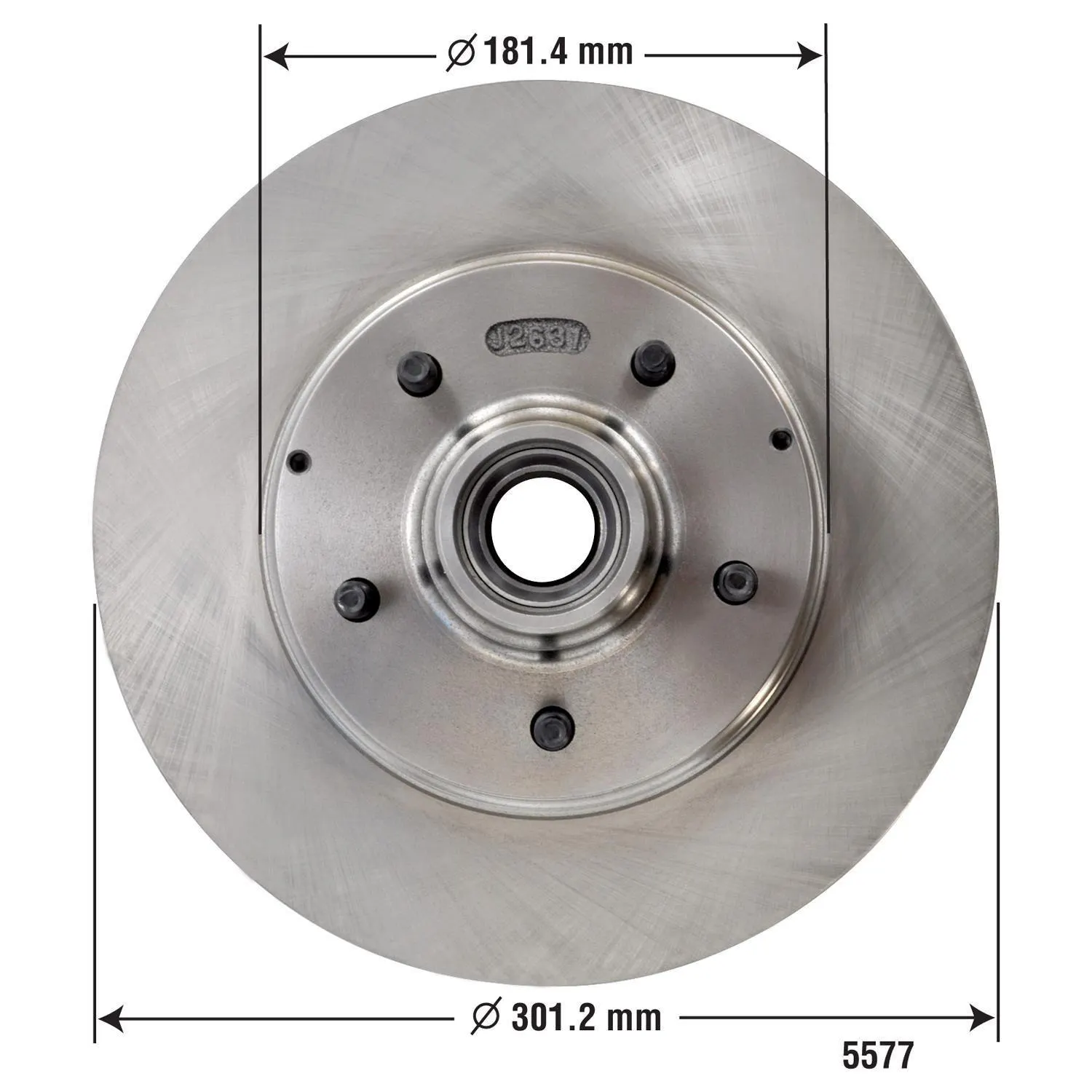 Duralast Disc Brake Rotor and Hub Assembly 5577