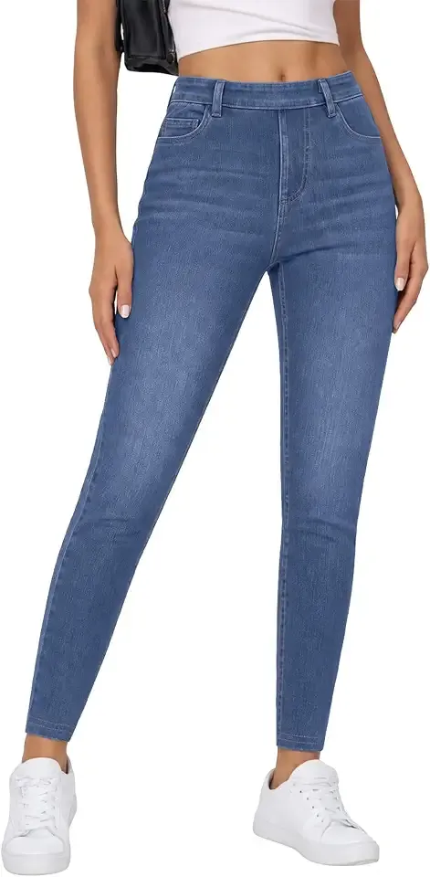Skinny Jeans for Women High Waisted Stretchy Jeggings with Pockets