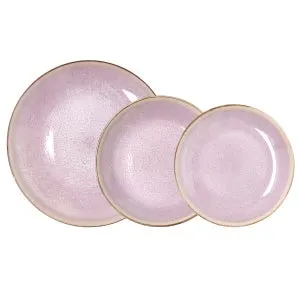 VAJILLA 12 PZAS PORCELANA MARCA BIDASOA