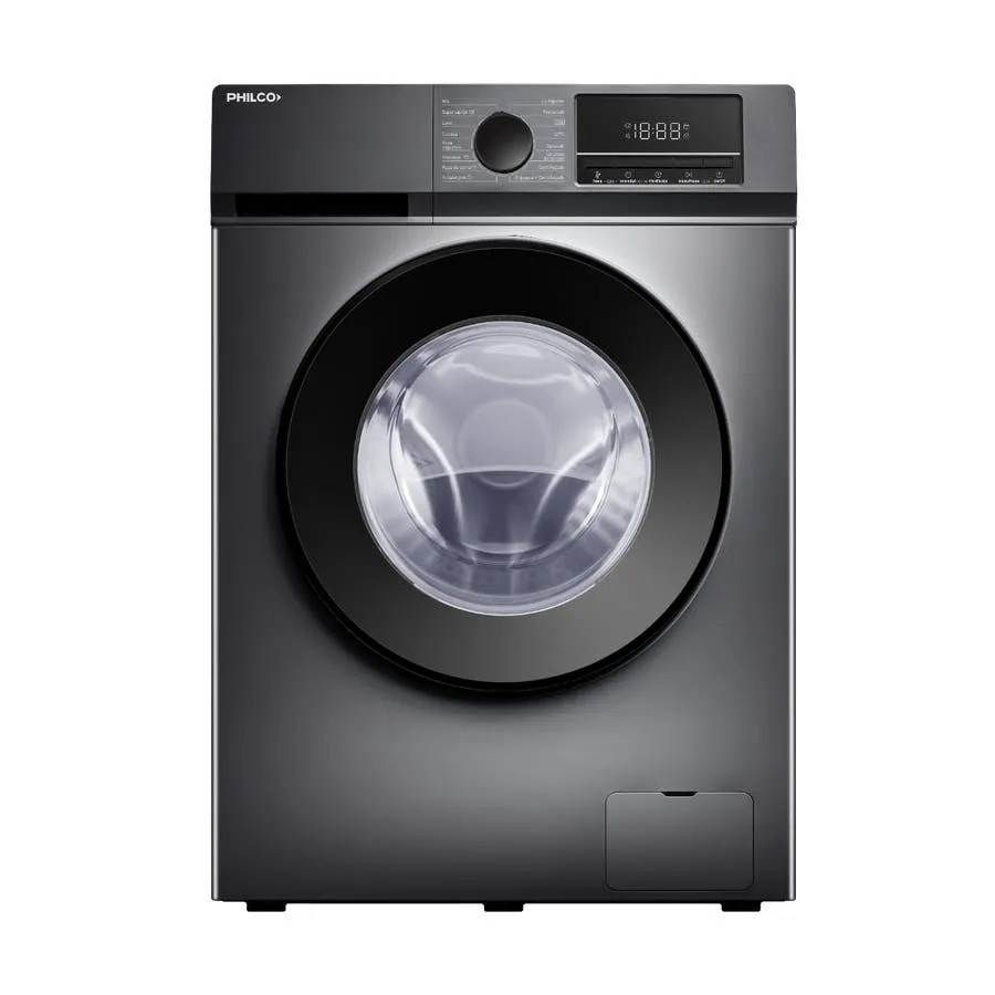 Lavarropas Philco PHLF111DGN2 11kg 1400rpm CF plateado Inverter