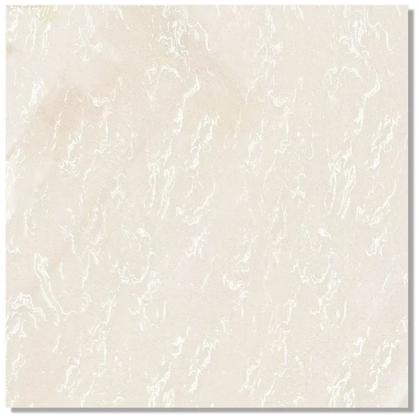 Porcelanato pulido marmolado Soluble beige brillante 60 x 60 cm
