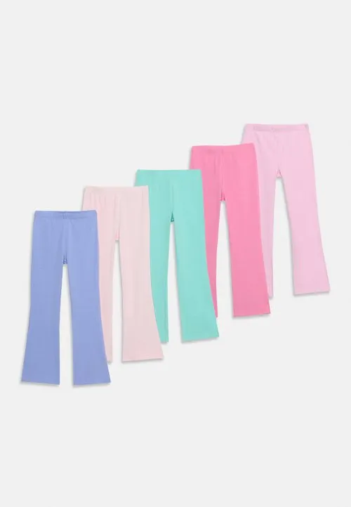 5 PACK - Leggings - light pink/blue