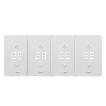 Mysa Smart Thermostat LITE for Electric Baseboard Heaters - 4 Pack