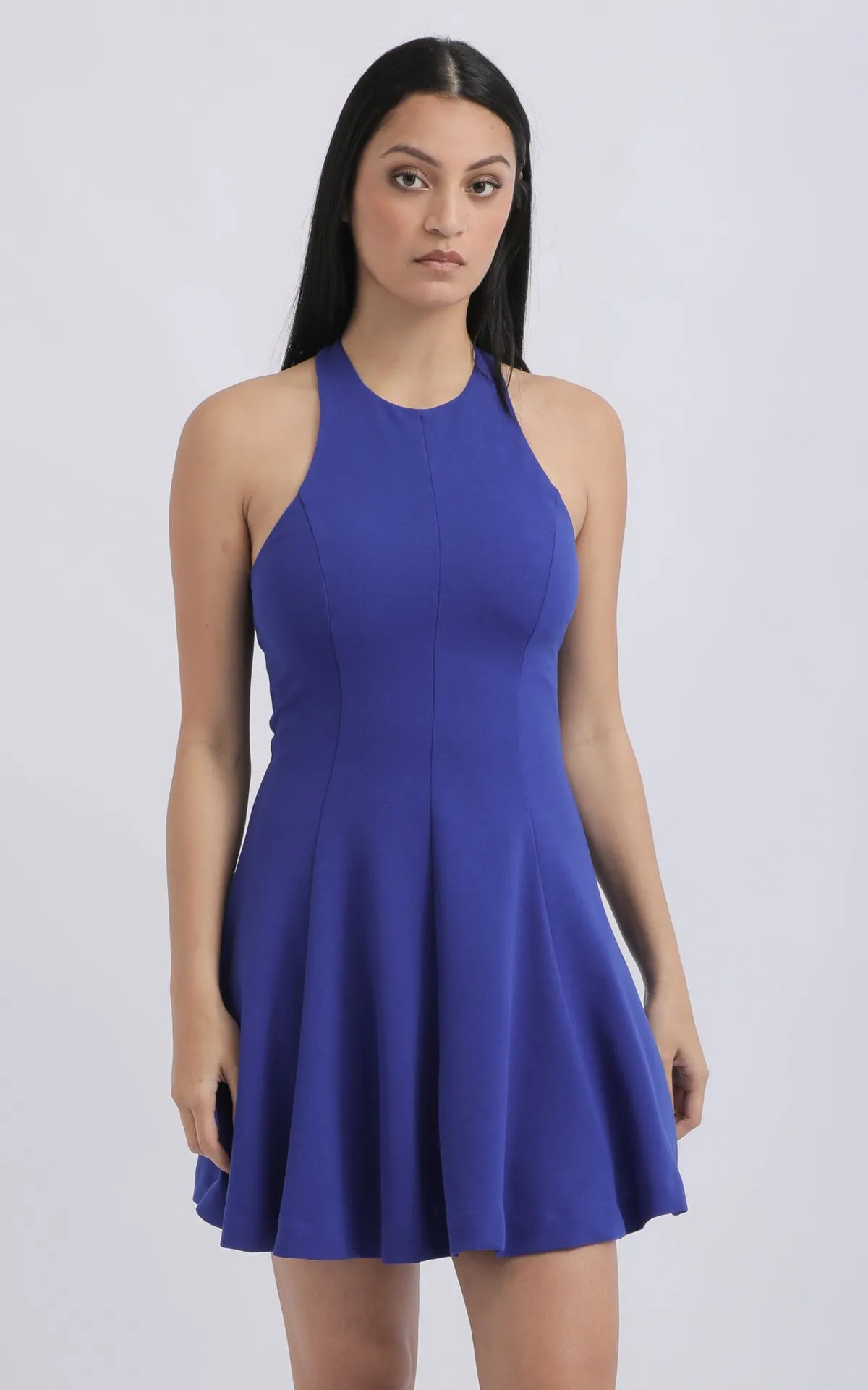Scuba Halter Mini Dress