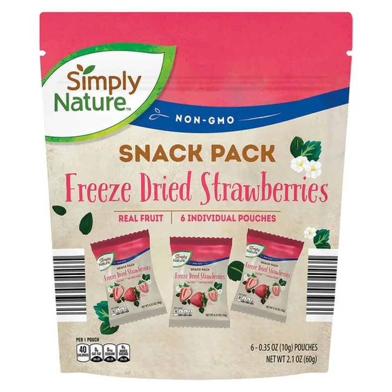 Simply Nature Freeze Dried Fruit, 8 count