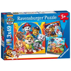 Puzzles 3 x 49 Pièces Prêts à Secourir - Pat'Patrouille