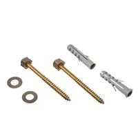 Tornillo para inodoro 22 x 70 mm arandela de bronce