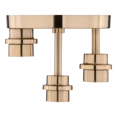 Patriot Lighting® Mix and Match Champagne Gold 3-Light Semi-Flush Mount Ceiling Light