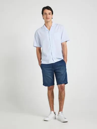 Just Jeans Linen Blend Stripe Shirt