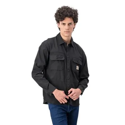 Camisa Gravity Hombre con Detalle en Pecho