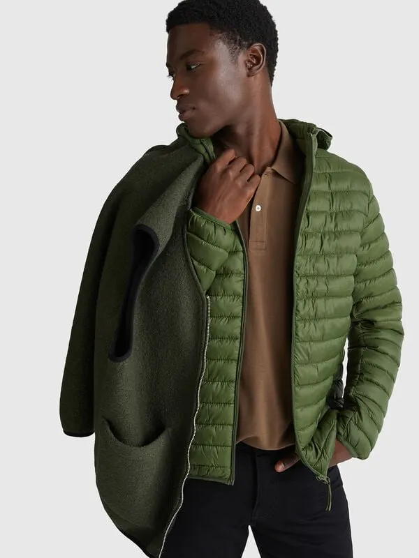 Regular fit puffer jacket