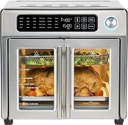 Emeril Lagasse Extra Large French Door Air Fryer Toaster…