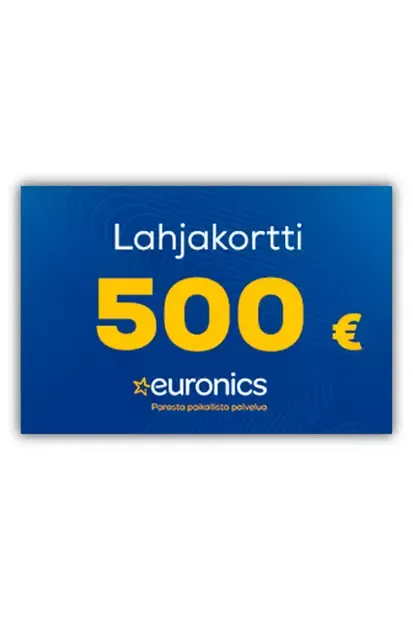 LAHJAKORTTI VERKKOKAUPPAAN 500 EUROA