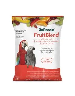 Zupreem Fruitblend Medium&Large Birds - Vogelvoer - 7.5 kg
