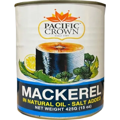 Pacific Crown Mackerel In Oil Fish