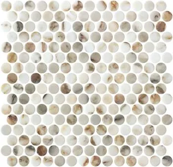 Penny Arabescato Gold Matte