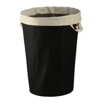 Easi Laundry Hamper Black Round