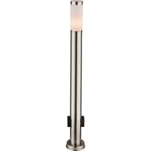 Außenleuchte - opal - mit Steckdosen - 110 cm