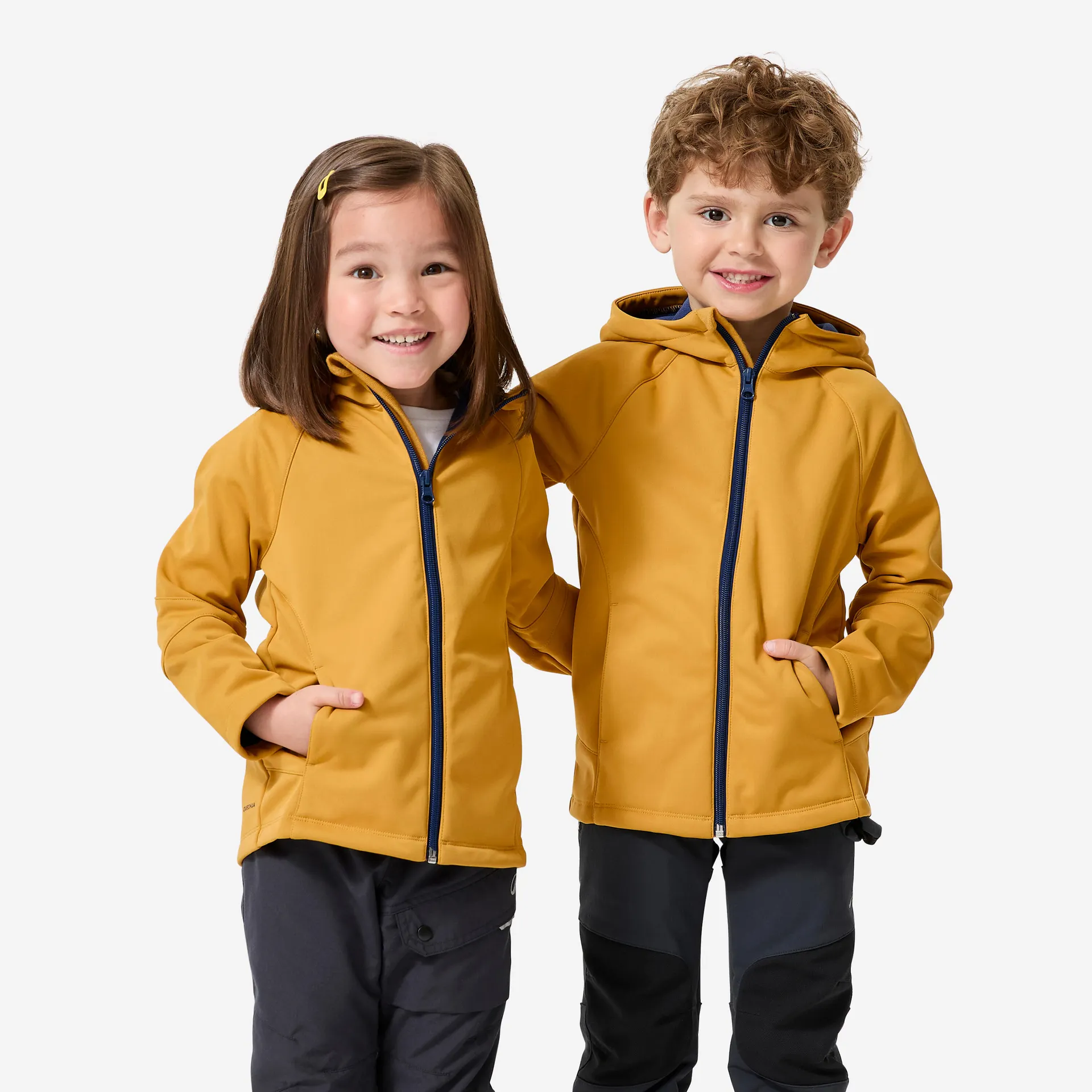 QUECHUA Dětská turistická softshellová bunda MH 900 2–6 let