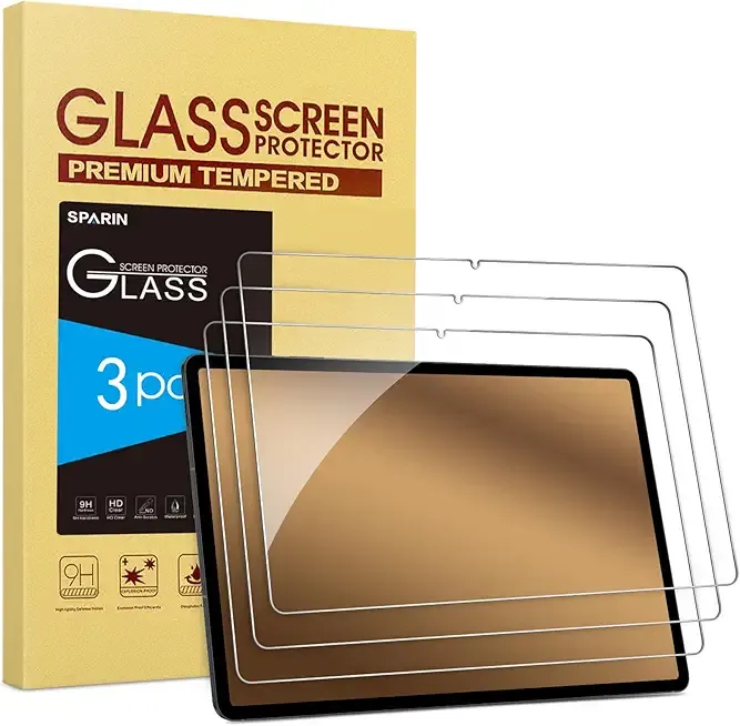 SPARIN 3 Pack Screen Protector for Samsung Galaxy Tab A9 Plus 11 Inch 2023, Tempered Glass Tablet Screen Protector for Galaxy Tab A9+ 5G (SM-X210/X216/X218), Case Friendly, Anti Scratch